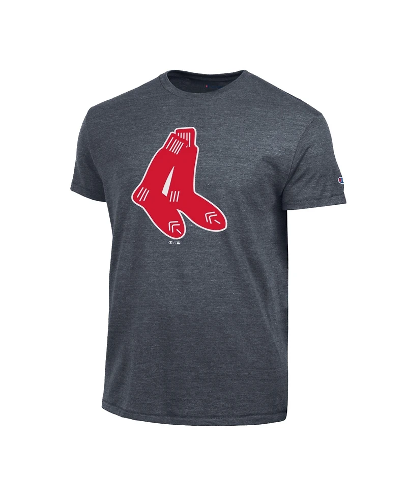 Champion Men's Navy Boston Red Sox Cooperstown Logo Tri-Blend T-Shirt