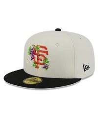 New Era Men's White/Black San Francisco Giants Blossom 59FIFTY Fitted Hat
