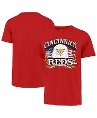 '47 Brand Men's Red Cincinnati Reds Americana Eagle T-Shirt