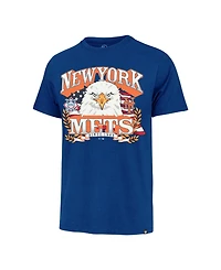 '47 Brand Men's Royal New York Mets Americana Eagle T-Shirt