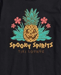 Airwaves Men's Instant Message Spooky Spirits Tiki Lounge Graphic T-Shirt