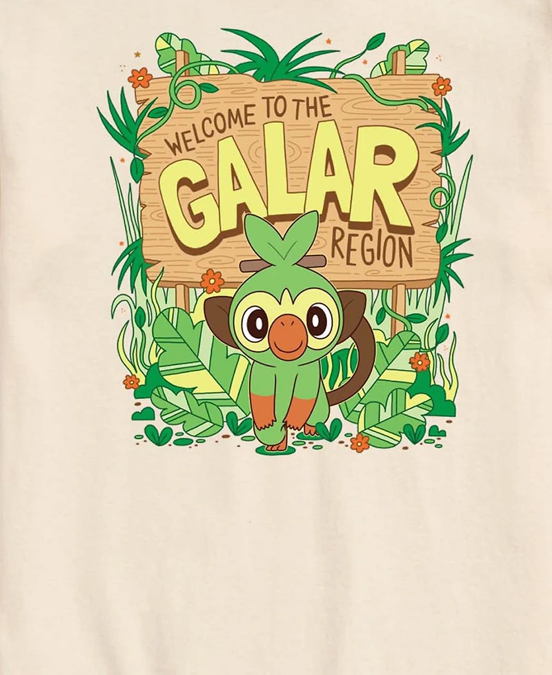 Airwaves Men's Pokemon Grookey Galar Graphic T-Shirt