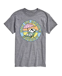 Airwaves Men's Peanuts Out Of Office Snoopy Graphic T-Shirt