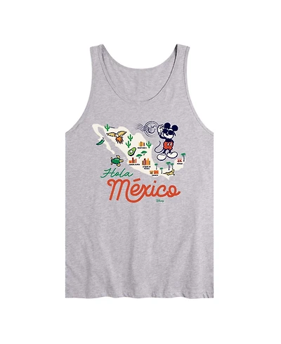 Airwaves Men's Disney Mickey Mexico Map Graphic Tank Top