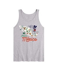 Airwaves Men's Disney Mickey Mexico Map Graphic Tank Top