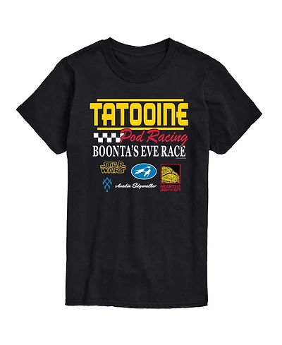 Airwaves Men's Star Wars Pod Racing Tatooine Graphic T-Shirt
