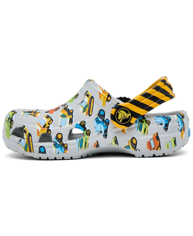 Crocs Toddler Kids Classic Construction Truck Clogs from Finish Line