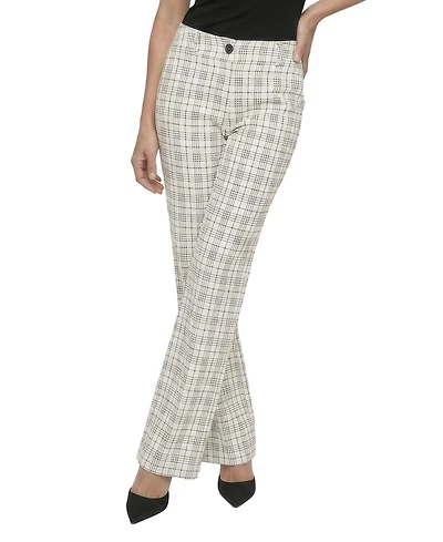 Lily and Lionel London Women's Chess Check Print Trouser