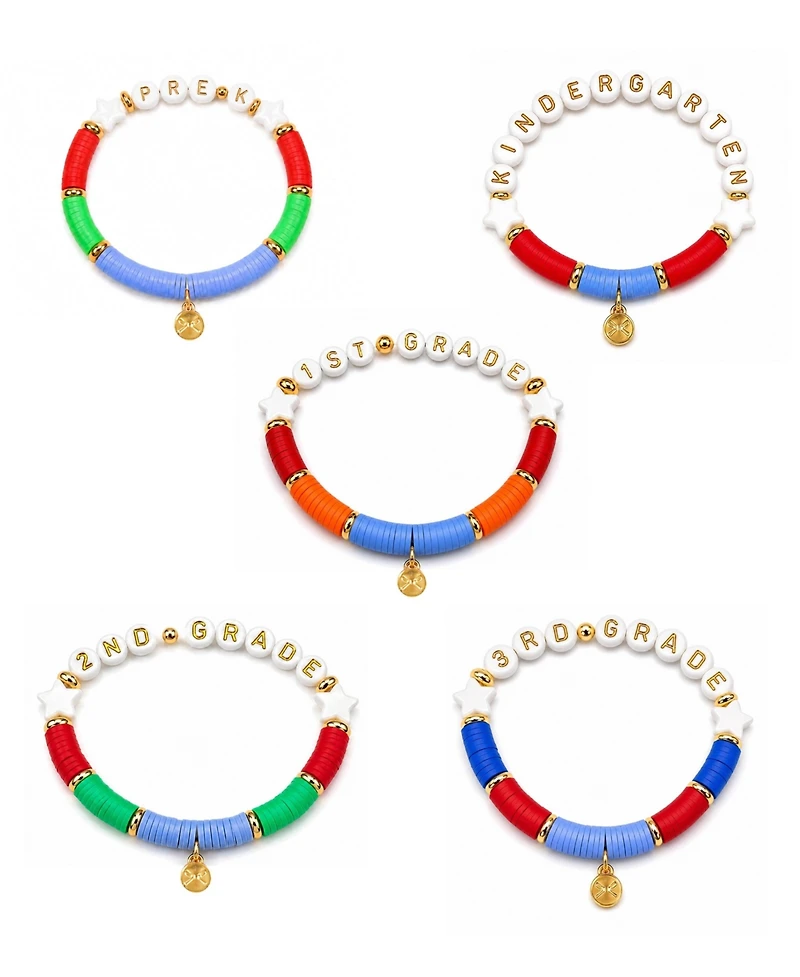 Bits & Bows Little/Big Girls First Grade Bracelet
