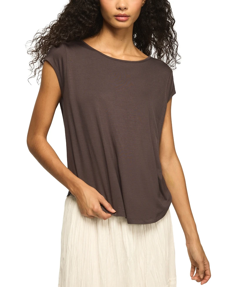Lucky Brand Women's Sandwash Strappy Back Short-Sleeve T-Shirt
