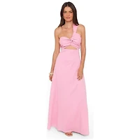 Petal and Pup Women's Luna One Shoulder Maxi Dress