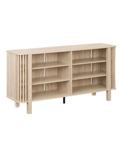 Slickblue Modern 59-Inch Tv Stand with Adjustable Shelving