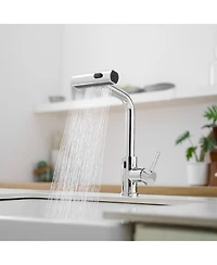 Phying Touchless Kitchen Faucet, Hands Free Automatic Smart Kitchen Faucet, Stainless Steel Touchless Kitchen Faucet