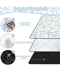 Aofar Bow Picnic Blanket Waterproof Camping Beach Mat
