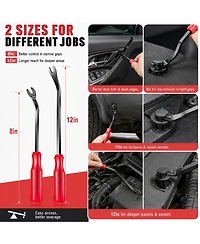 Xdovet Car Clip Pliers 4-in-1 Trim Removal Tool Kit Fastener Tools Automotive Clips Stainless Steel Door Panel Bumper Fender