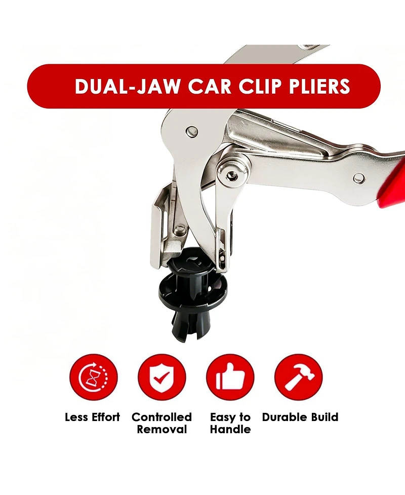 Xdovet Car Clip Pliers Trim Removal Tool Fastener Remover Panel