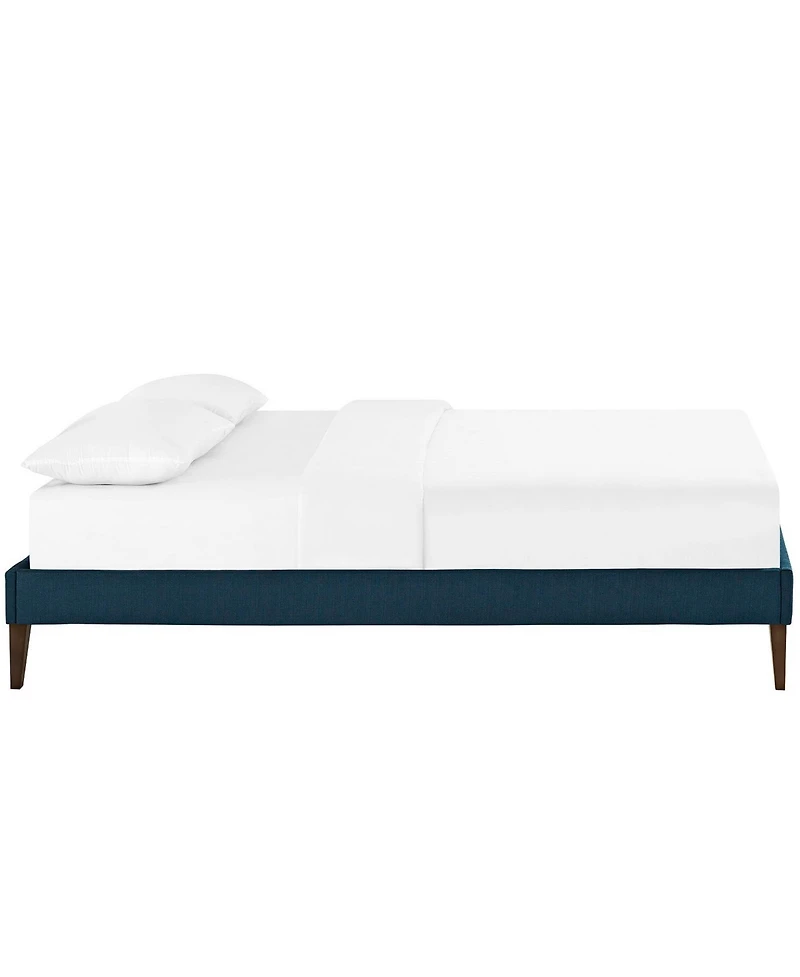 Modway Sharon Fabric Full Bed Frame with Squared Tapered Legs