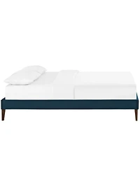Modway Sharon Fabric Full Bed Frame with Squared Tapered Legs