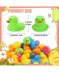 Gnuadz 50Mini Rubber Duck Bath Toy Party Favor Pool Float Game Gift