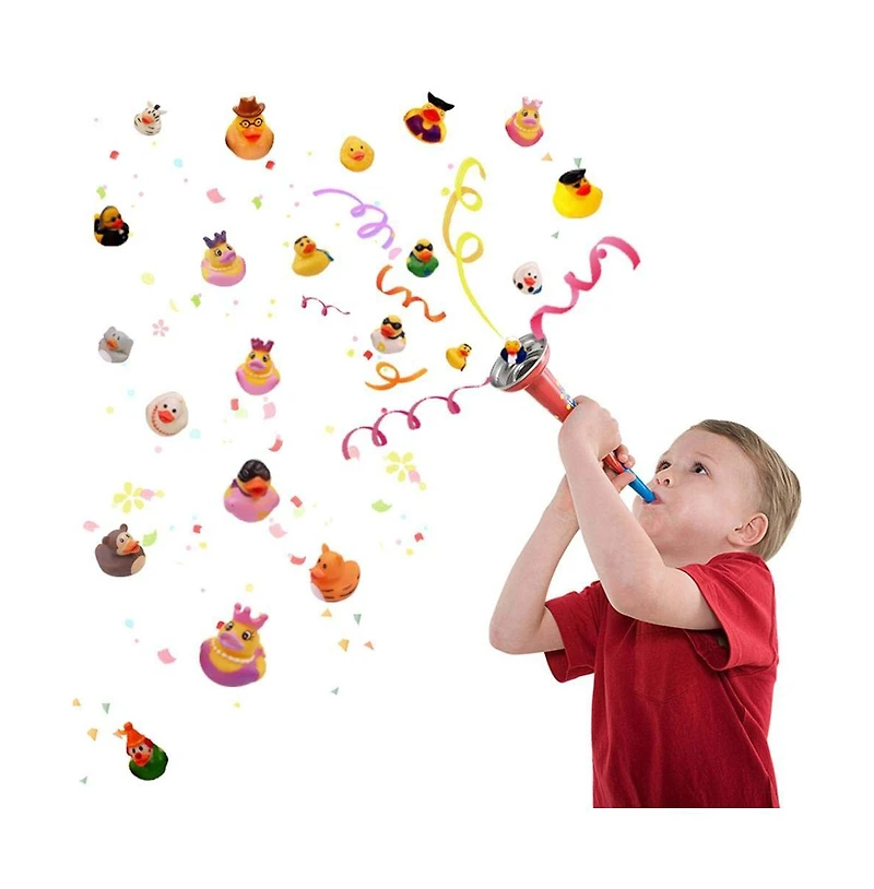 Gnuadz 200Pack Rubber Duck Bath Toy Party Favors 50 Styles
