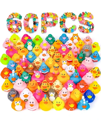 Gnuadz Rubber Ducks Bulk Bath Pool Party Favors