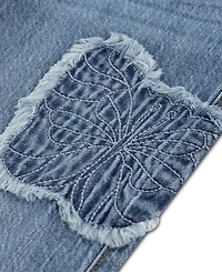 abercrombie kids Toddler Girls' 2T-5T Butterfly Low Rise Baggy Jeans