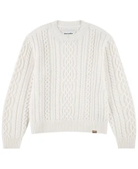 abercrombie kids Boys' 5-18 Cable Crew Sweater