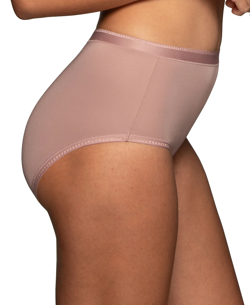 Vanity Fair Lingerie Women's Comfort Where It Counts Brief, 3-Pack