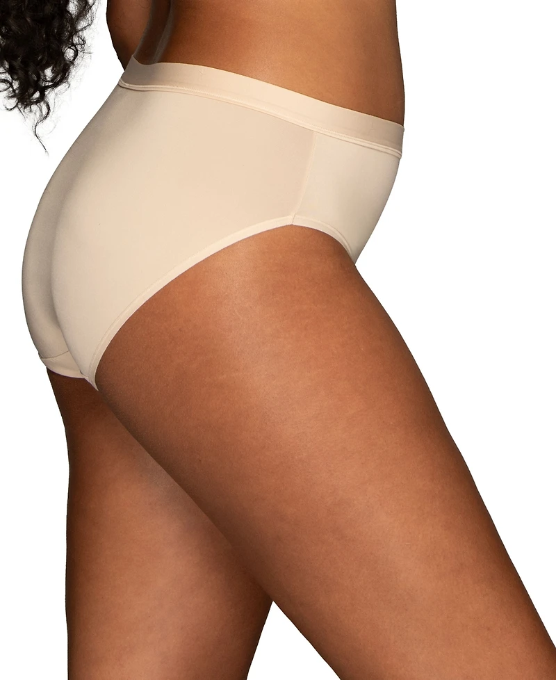 Vanity Fair Lingerie Women's Beyond Comfort Ultimate Stretch Hi-Cut Brief, 3-Pack