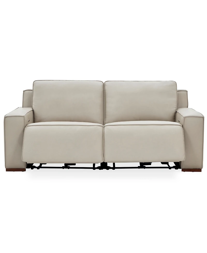 Aspen 2 Pm 2-Piece Leather Sofa Set (Laf Recliner, Raf Recliner), Macy's Exclusive