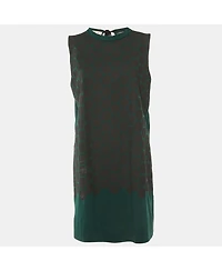 Pre-Owned Marni Women's Polka Dotted Cotton Sleeveless Shift Dress