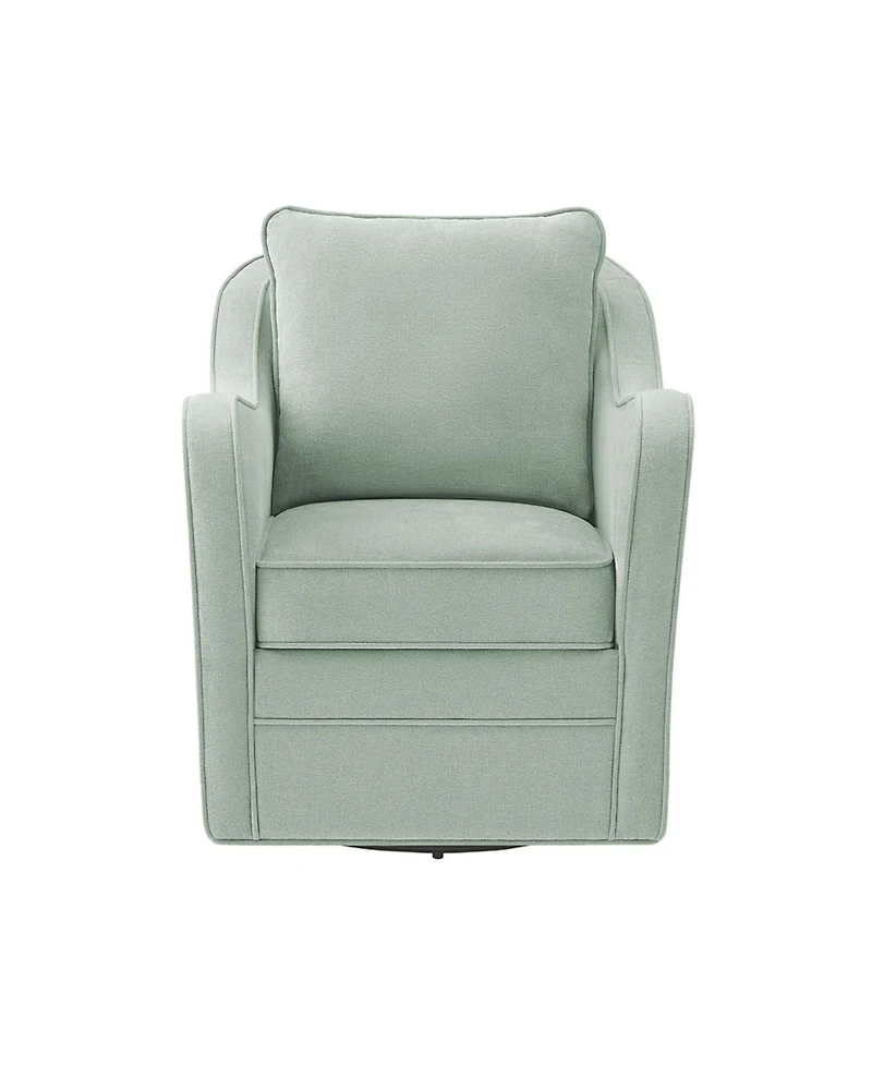 Madison Park Brianne Wide Seat Swivel Arm Chair