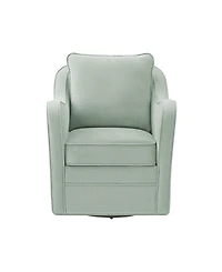 Madison Park Brianne Wide Seat Swivel Arm Chair