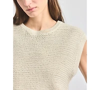 Derek Lam 10 Crosby Women's Vivienne Mesh Knit Sleeveless Sweater
