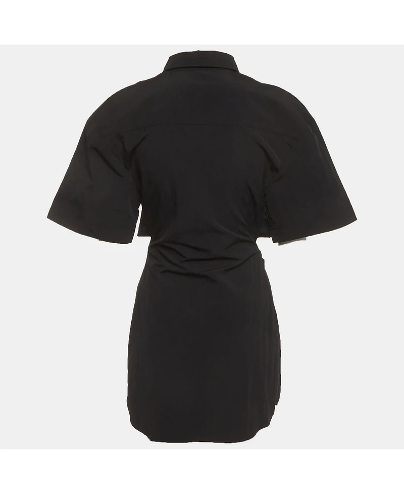 Pre-Owned Jacquemus Women's Crepe Twisted Shirt Dress