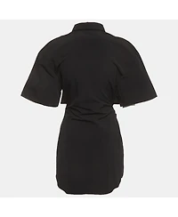 Pre-Owned Jacquemus Women's Crepe Twisted Shirt Dress