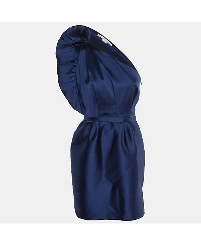Pre-Owned Stella Mccartney Women's Cotton and Silk One Shoulder Dress