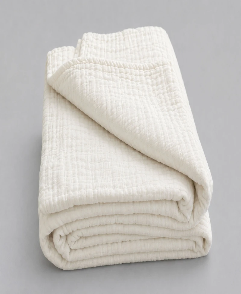 Sleep & Beyond Muslin Breathable Blanket, King/Cal King