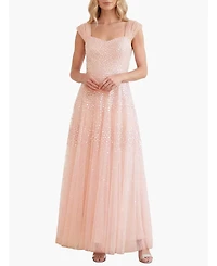 Needle & Thread Women's Sunrise Sequin Sweetheart Ankle Gown