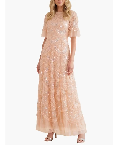 Needle & Thread Women's Carmen Ruffle Maxi Dress