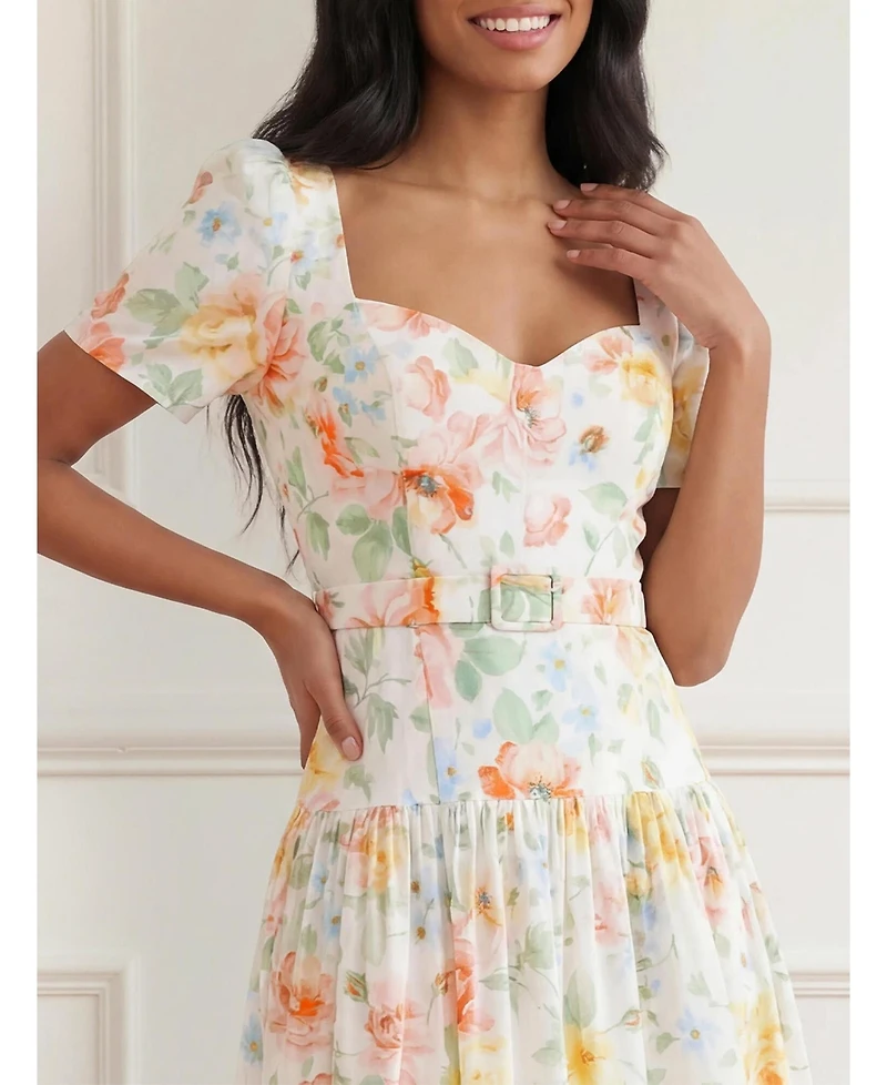 Needle & Thread Women's Sienna Rose Cotton Ballerina Dress