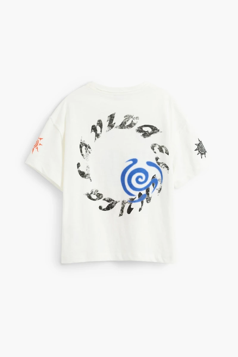 Desigual Boys's (3-14) Printed T-shirt with robots
