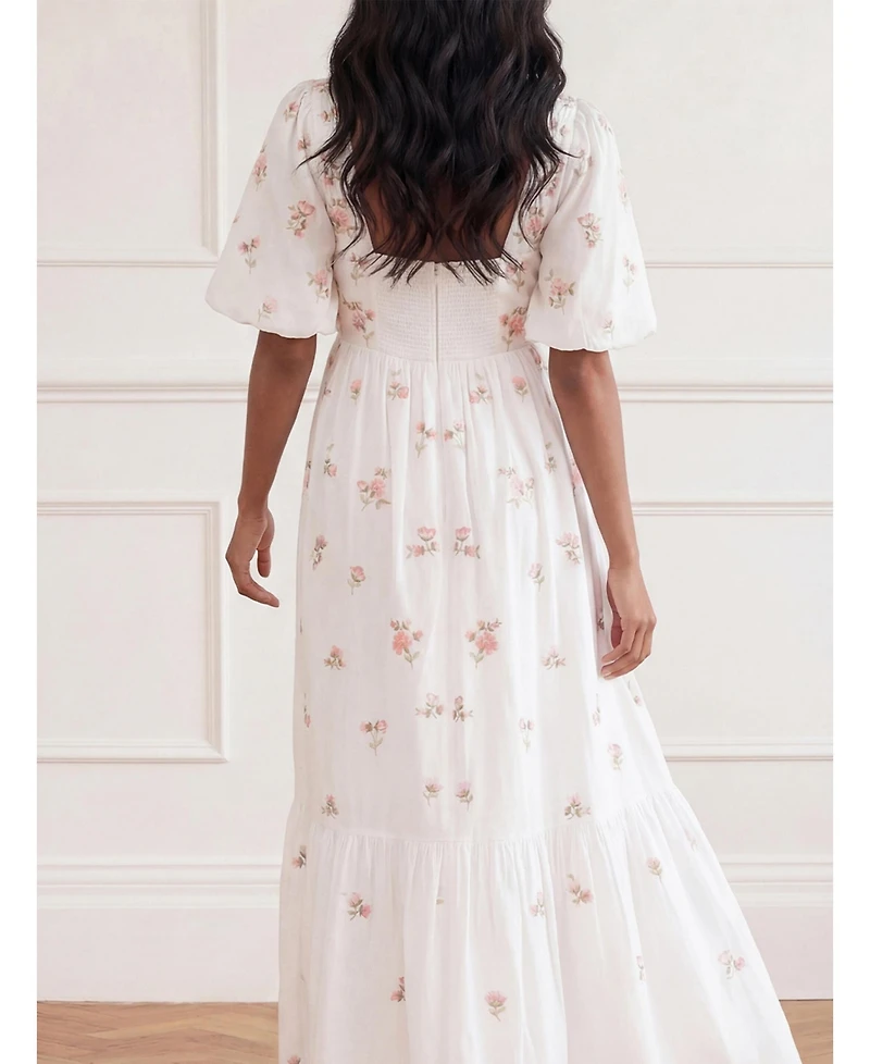 Needle & Thread Women's Flora Ditsy Cotton Ankle Gown