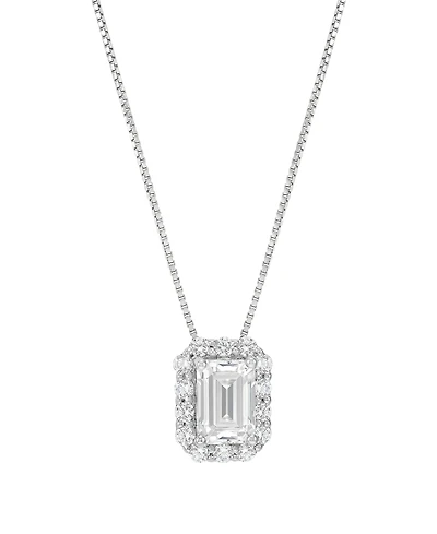 Macy's Igi Certified Lab-Grown Diamond Pendant Necklace (1 ct. t.w.) in 14k White Gold