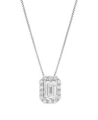Macy's Igi Certified Lab-Grown Diamond Pendant Necklace (1 ct. t.w.) in 14k White Gold