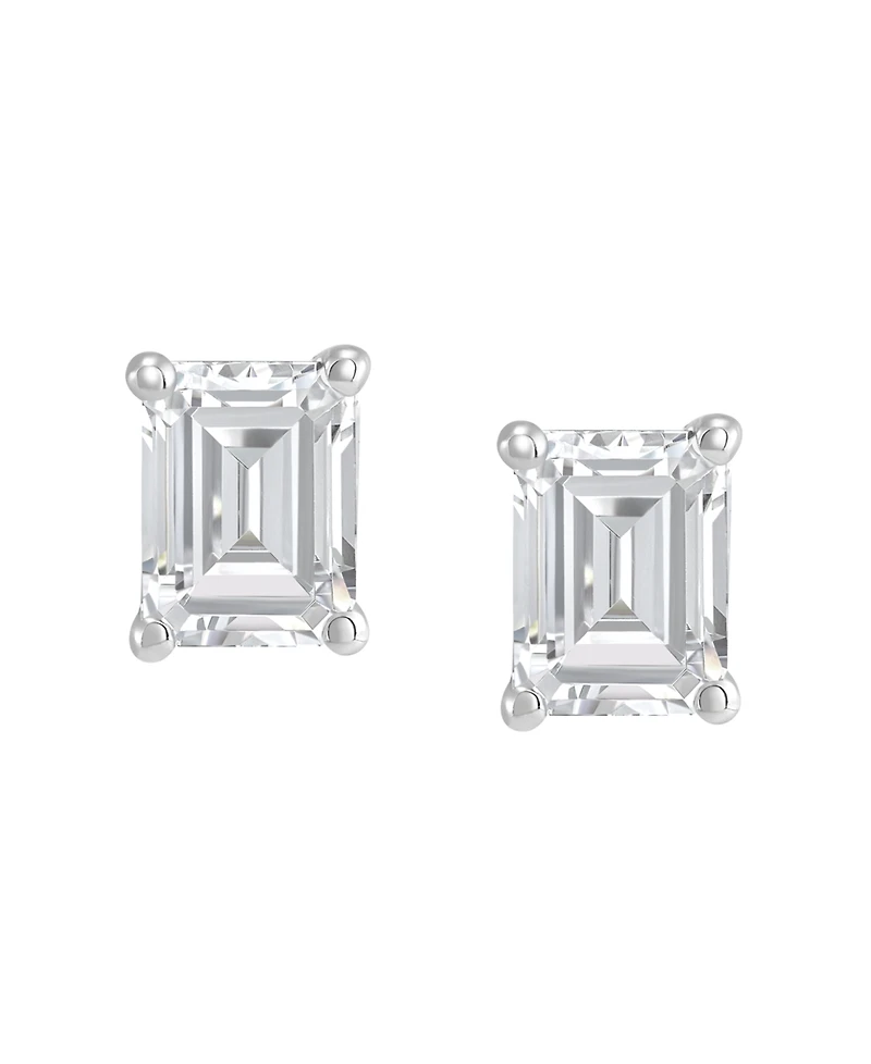 Macy's Igi Certified Lab-Grown Diamond Stud Earrings (1/2 ct. t.w.) in 14k White Gold