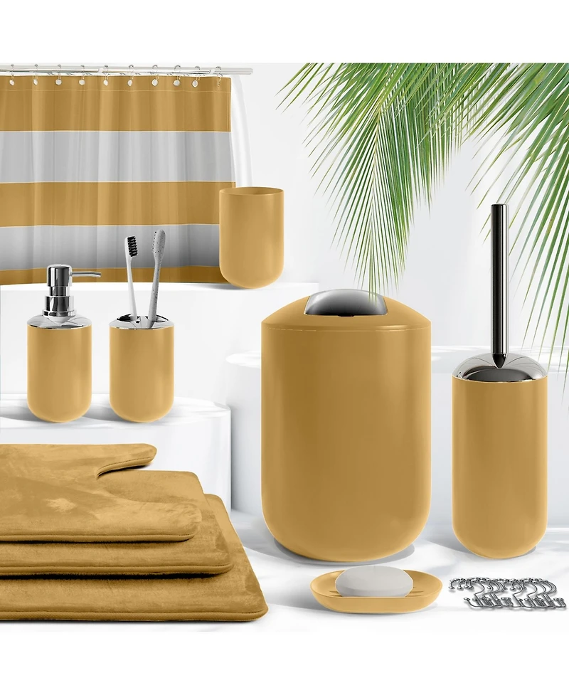 Clara Clark Complete Bathroom Set with Bath Rugs