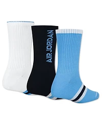 Jordan 7-11 Boys' and Girls' Retro Crew Socks, 3-Pack