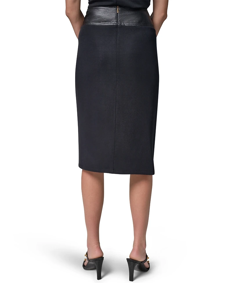Donna Karan New York Women's Jersey Twist Wrap Skirt