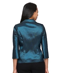 Alex Evenings Women's Washer Taffeta Twinset